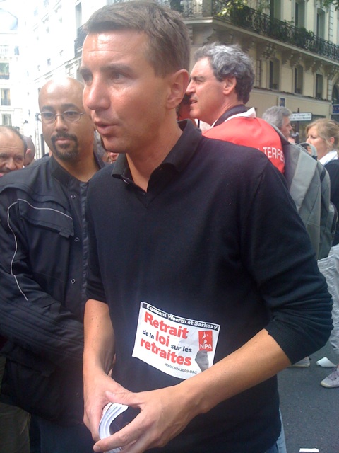 #7sept: Besancenot à Paris