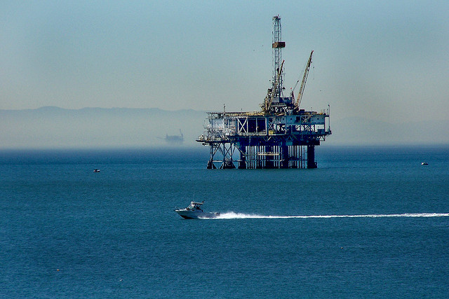 Plate forme offshore.